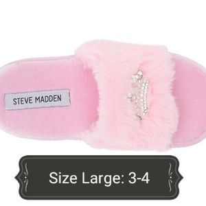 Steve Madden *Kids* Slipper Size Large 3-4